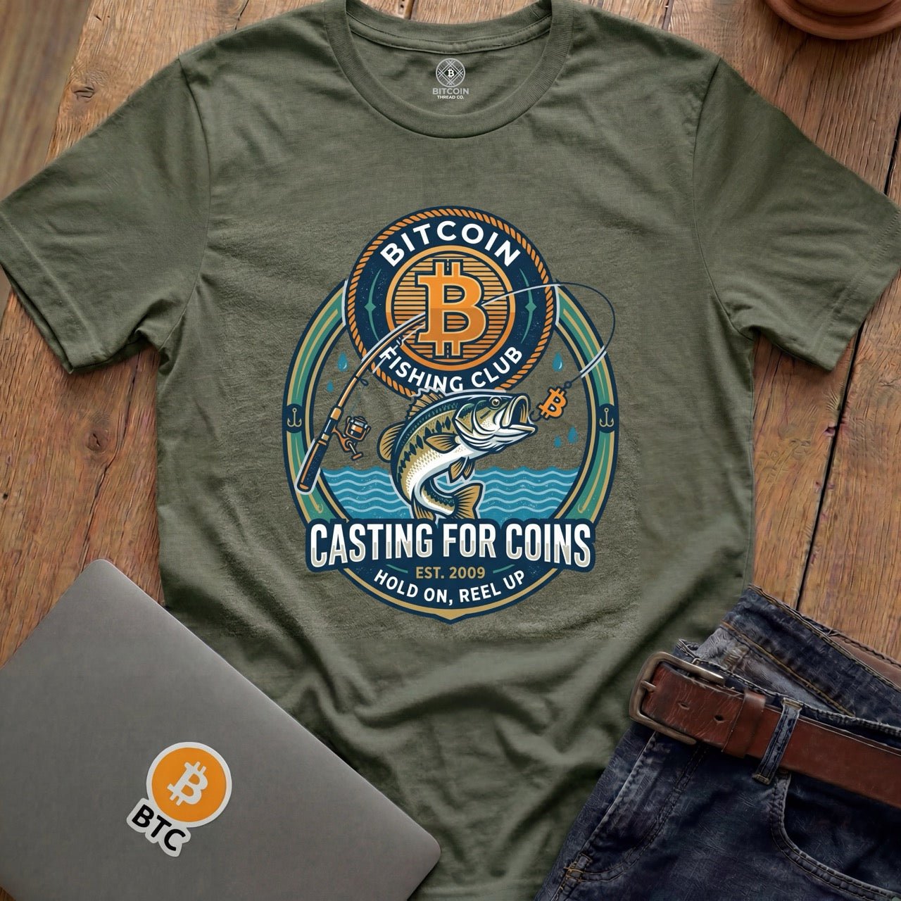 Bitcoin Fishing Club Tees