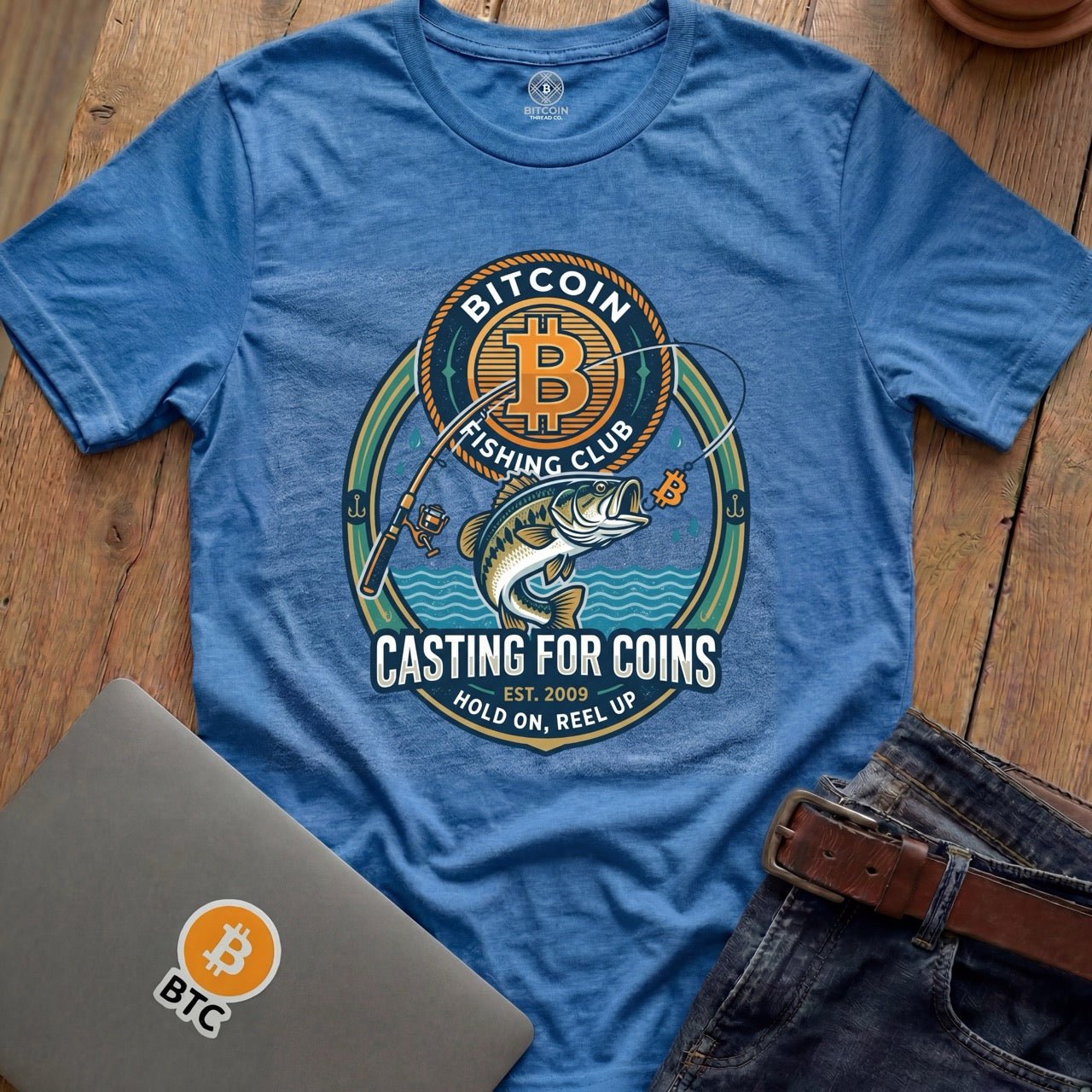 Bitcoin Fishing Club Tees