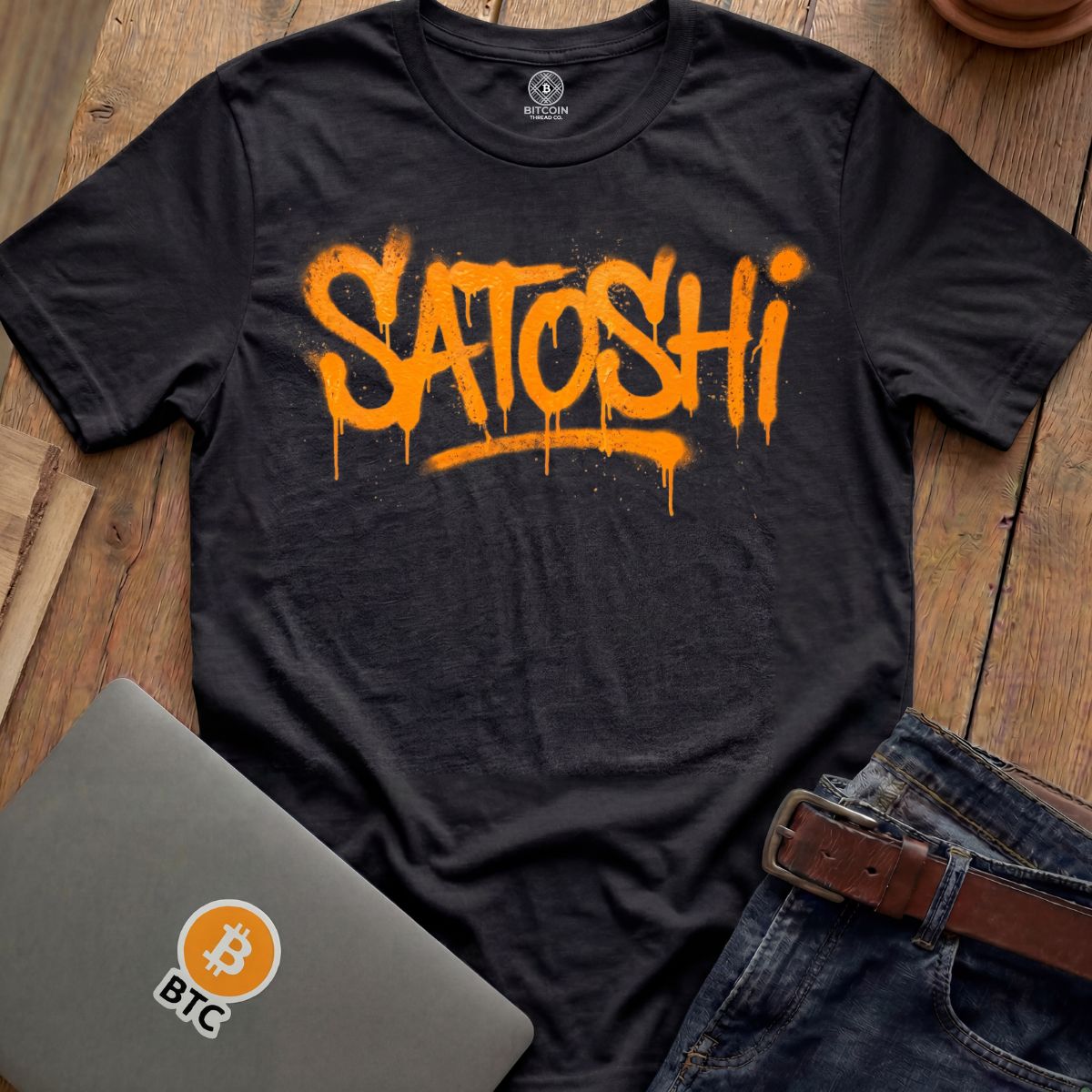 Satoshi Graffiti Tees
