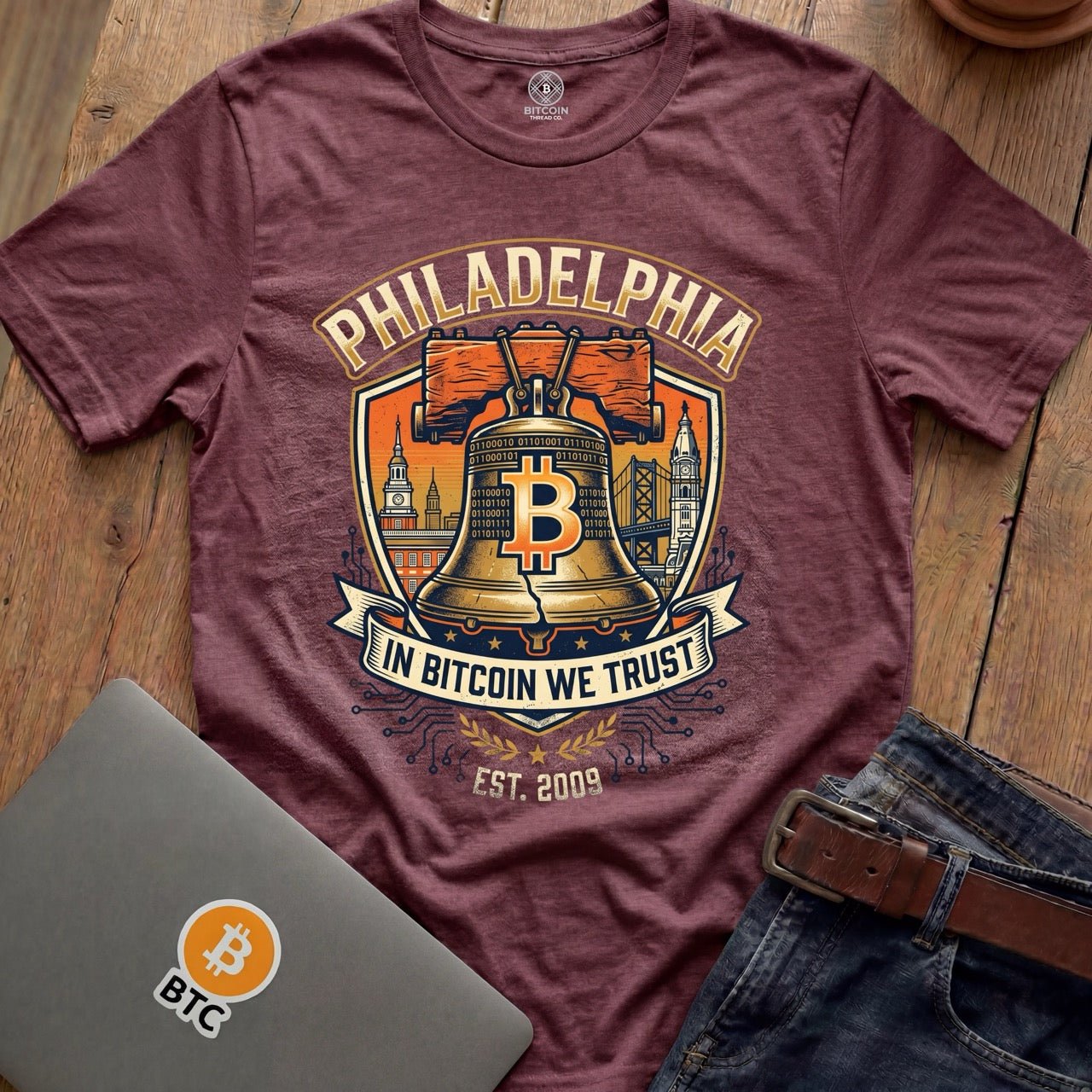 In bitcoin We Trust - PHL Tees
