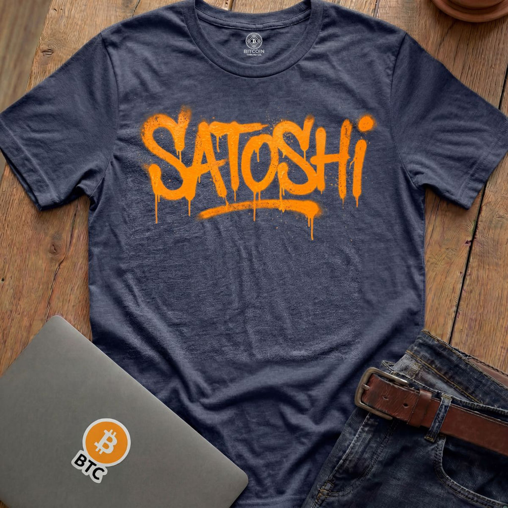 Satoshi Graffiti Tees