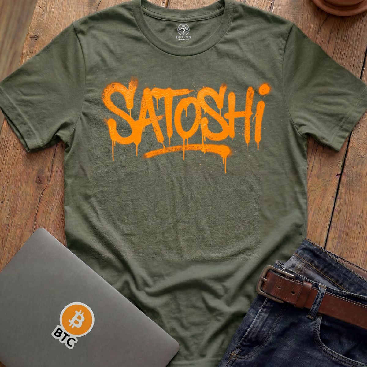 Satoshi Graffiti Tees